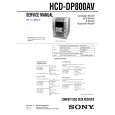 SONY HCDDP800AV Service Manual cover photo