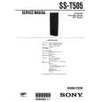 SONY SS-T505 Service Manual cover photo