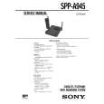 SONY SPPA945 Owner's Manual cover photo