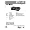 SONY ICFC340L Service Manual cover photo