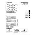 PIONEER PDM503 Owner's Manual cover photo