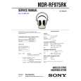 SONY MDRRF975RK Service Manual cover photo