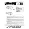HITACHI HTA4000 Service Manual cover photo