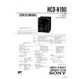 SONY HCDH190 Service Manual cover photo