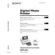 SONY DPPEX7 Service Manual cover photo