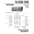 SONY TA-EX50 Service Manual cover photo