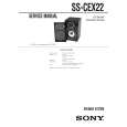 SONY SSCEX22 Service Manual cover photo
