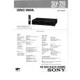 SONY SLV255 Service Manual cover photo
