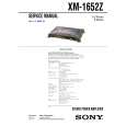 SONY XM1652Z Service Manual cover photo