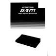 JVC JXSV77 Owner's Manual cover photo