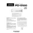 PIONEER PD5100 Owner's Manual cover photo