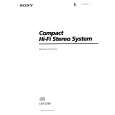 SONY LBT-D260 Owner's Manual cover photo