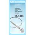 SENNHEISER MD 416 Owner's Manual cover photo