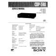 SONY CDP590 Service Manual cover photo