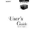 SONY XCST70 Owner's Manual cover photo
