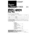 PIONEER PD101 Service Manual cover photo