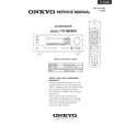 ONKYO TXSR800 Service Manual cover photo