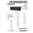 SONY STRSE391 Service Manual cover photo