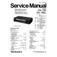 TECHNICS SA190/L Service Manual cover photo