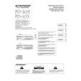 PIONEER PD-103 Owner's Manual cover photo