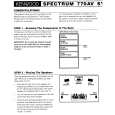 KENWOOD SPECTRUM 770AV Quick Start cover photo