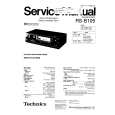 TECHNICS RSB105 Service Manual cover photo