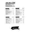 SANSUI MICRO-1500 Owner's Manual cover photo