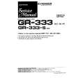 PIONEER GR-333 Service Manual cover photo
