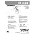 SONY VCL2046C Service Manual cover photo