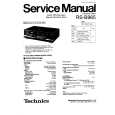 TECHNICS RSB965 Service Manual cover photo
