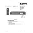 SANYO VHR5350E Service Manual cover photo