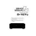 LUXMAN D107U Service Manual cover photo