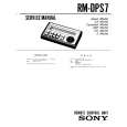 SONY RMDPS7 Service Manual cover photo