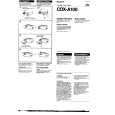 SONY CDX-A100 Owner's Manual cover photo