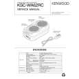 KENWOOD KSCWA62RC Service Manual cover photo