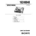 SONY 16249048 Service Manual cover photo