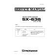 PIONEER SX636 Service Manual cover photo