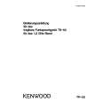 KENWOOD TU-6 Owner's Manual cover photo