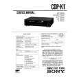 SONY CDPK1 Service Manual cover photo