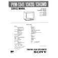 SONY PVM-1341 Service Manual cover photo