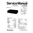 TECHNICS RSB355 Service Manual cover photo