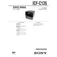 SONY ICFC135 Service Manual cover photo