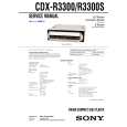 SONY CDX-R3300 Service Manual cover photo