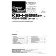 PIONEER KEH-9261ZT Service Manual cover photo