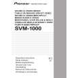 PIONEER SVM-1000/WYXJ5 Owner's Manual cover photo