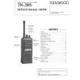 KENWOOD TK385 Service Manual cover photo