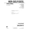 SONY MDRG82LP Service Manual cover photo