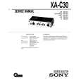SONY XAC30 Service Manual cover photo
