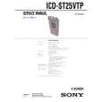 SONY ICDST25VTP Service Manual cover photo