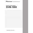 PIONEER SVM-1000/KUCXJ Owner's Manual cover photo